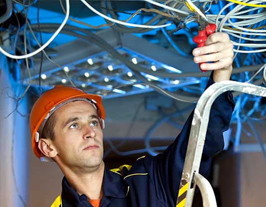 IBEW Local 24 electrical worker