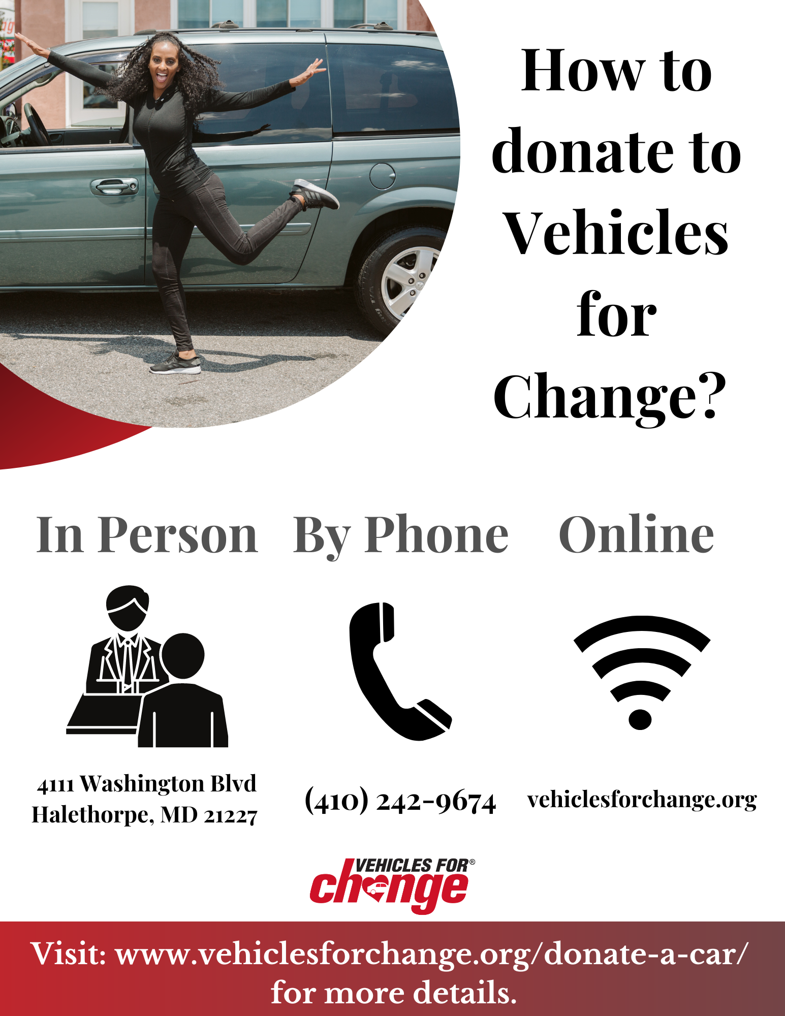 <br /><strong>You can transform someone's life by donating your old car! Local 24 supports Vehicles For Change