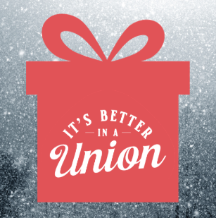 <br /><strong>Find that perfect holiday gift that carries a union label and is made in America.